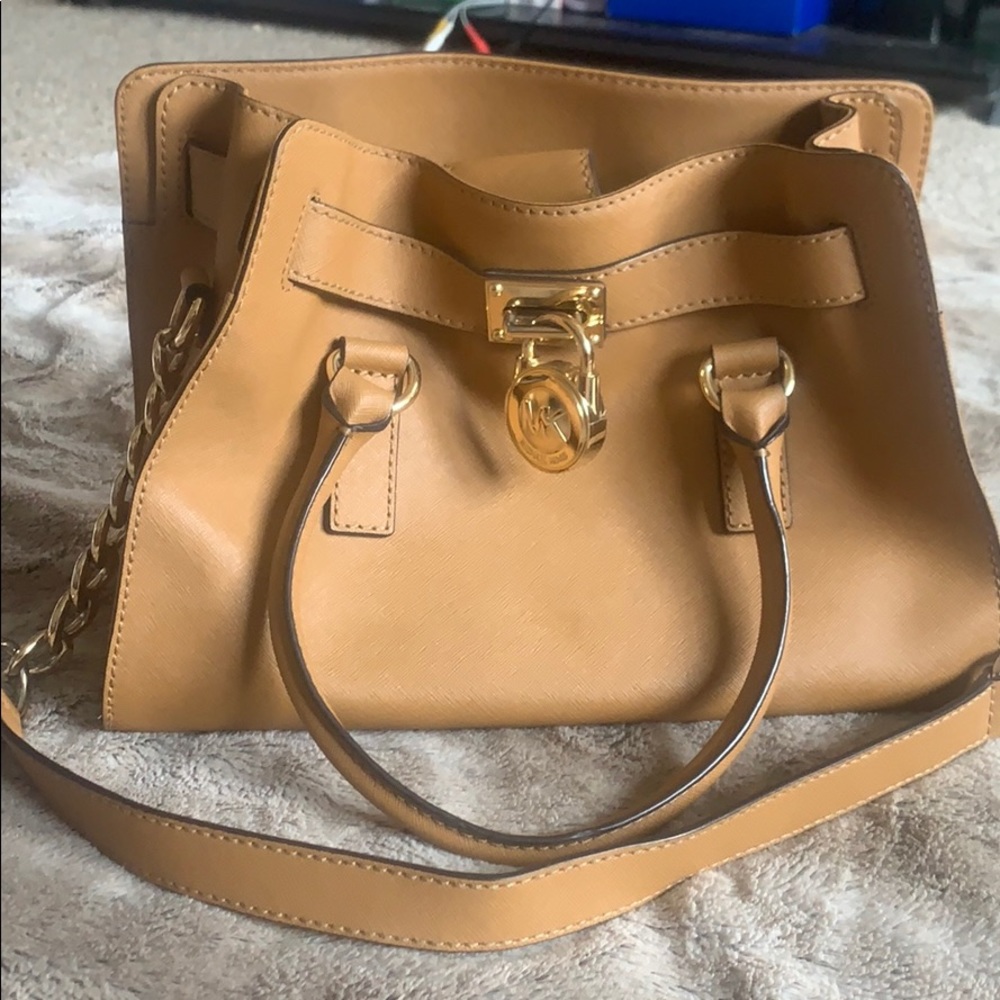 Michael Kors tan bag